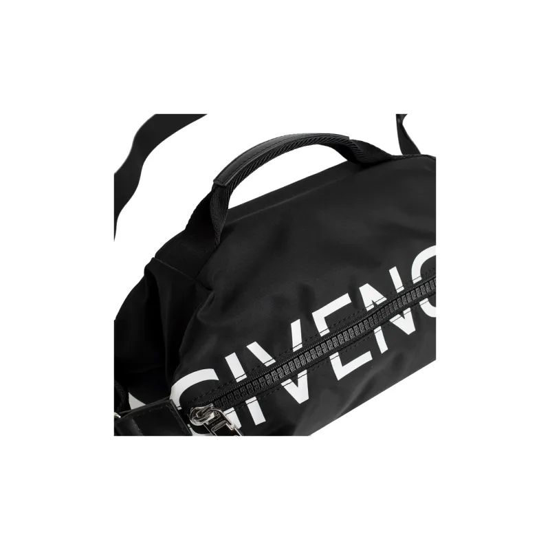 GIVENCHY Acrylic+Polyamide Portable One Shoulder Crossbody Fanny Pack Men's Black-6