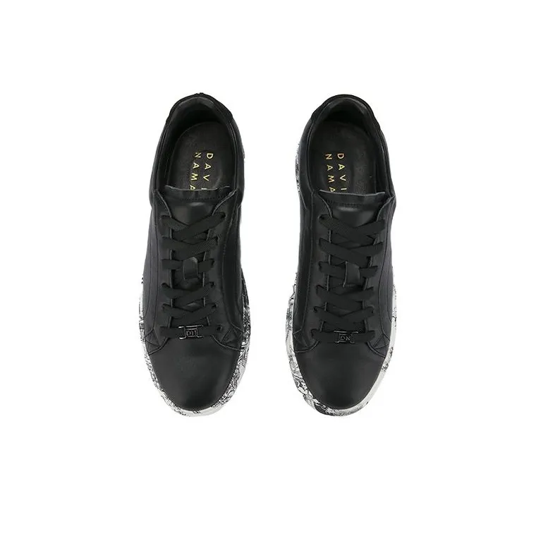 DAVID NAMAN Stylish Skateboarding Shoes Men's Black-4