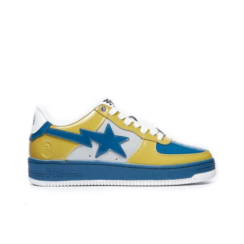 BAPE A BATHING APE Bape Sta Nostalgic Blue Yellow-1