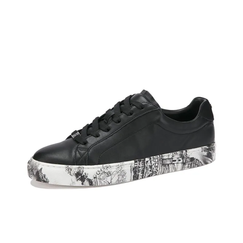 DAVID NAMAN Stylish Skateboarding Shoes Men's Black-2