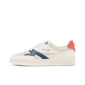 LI NING 1990 Classic Collection Shock Absorbers Low Top Skateboard Shoes Men's White Blue