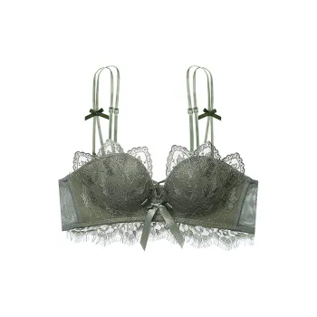 Flowers In Water Bra Women's Light Green