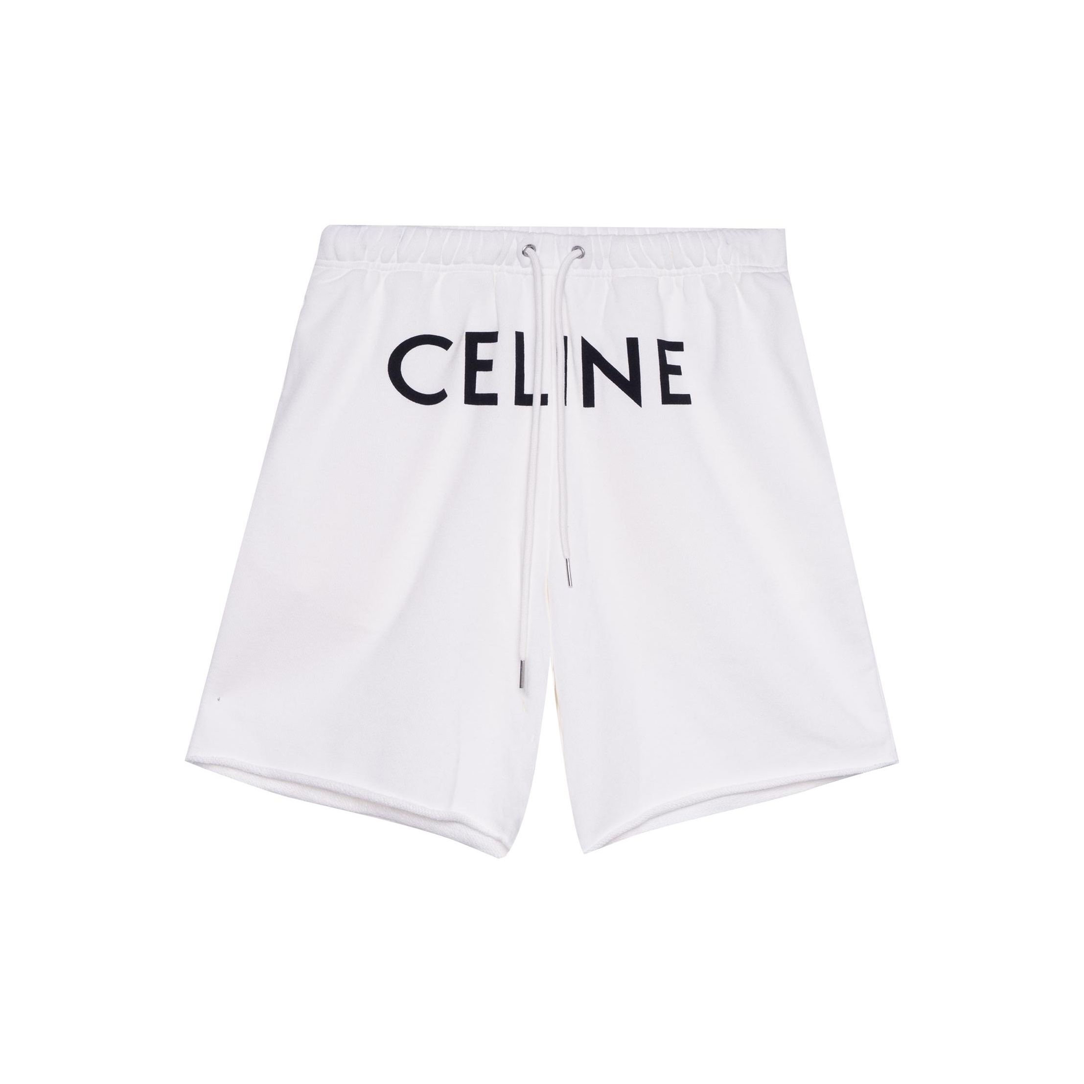 Celine Casual Shorts Men White