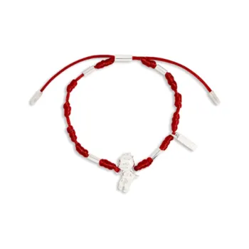 DIOR Brass Polyester Bracelets Men's Red