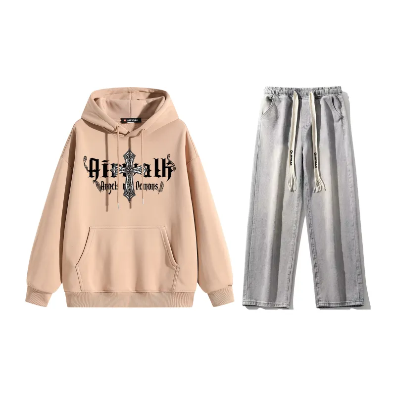 Airwalk Sweatshirt Sets Unisex-41