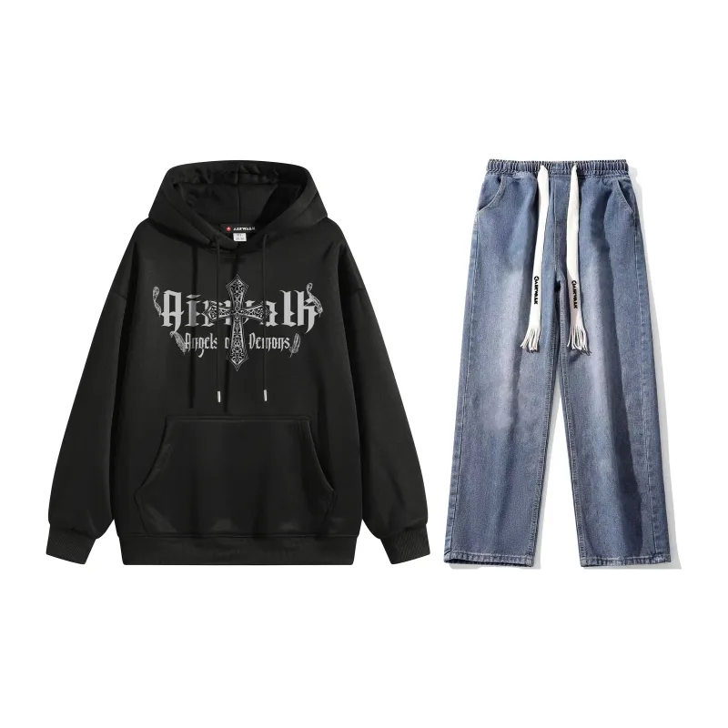 Airwalk Sweatshirt Sets Unisex-15