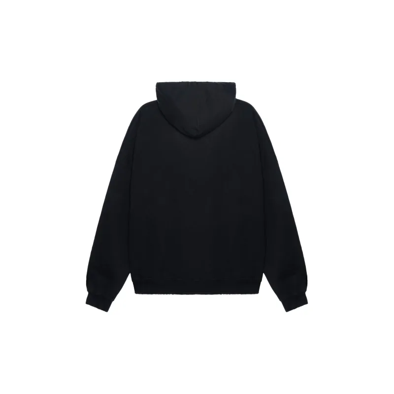 Balenciaga Script Logo Oversized Popover Hoodie-1