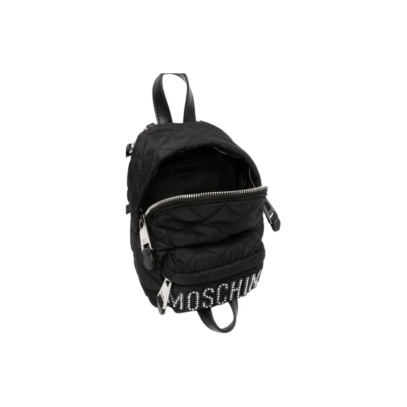 MOSCHINO Polyamide Backpack Mini Women's Black-2