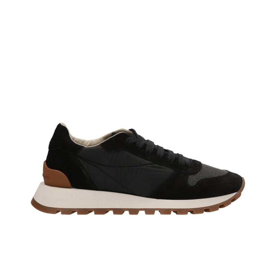 Brunello Cucinelli Panelled Lace-Up Sneakers Women's US W 5