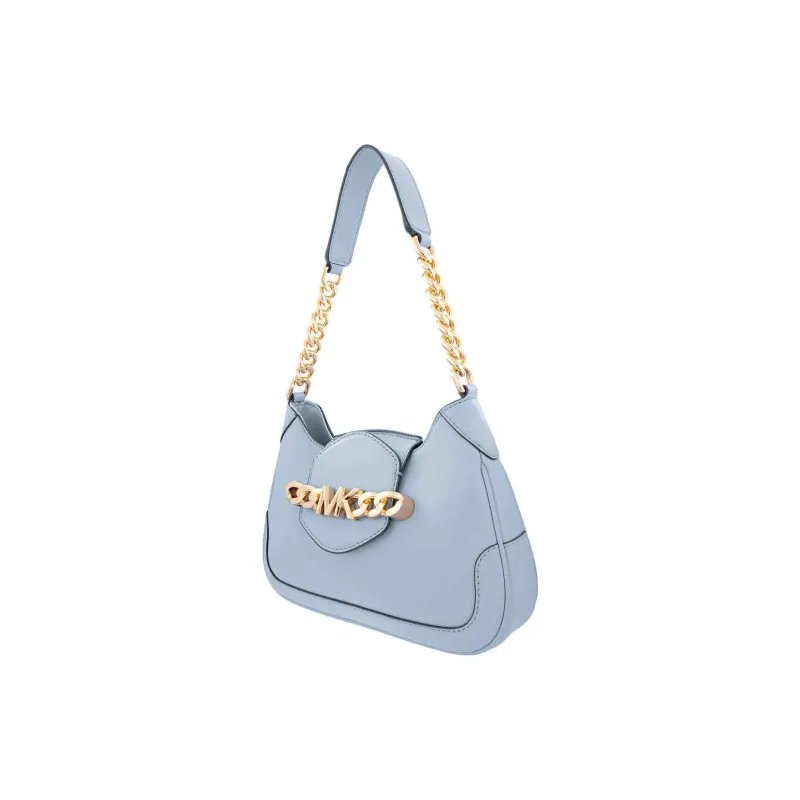 MICHAEL KORS Hally Cow Leather Shoulder Bag Women's Light Blue-3