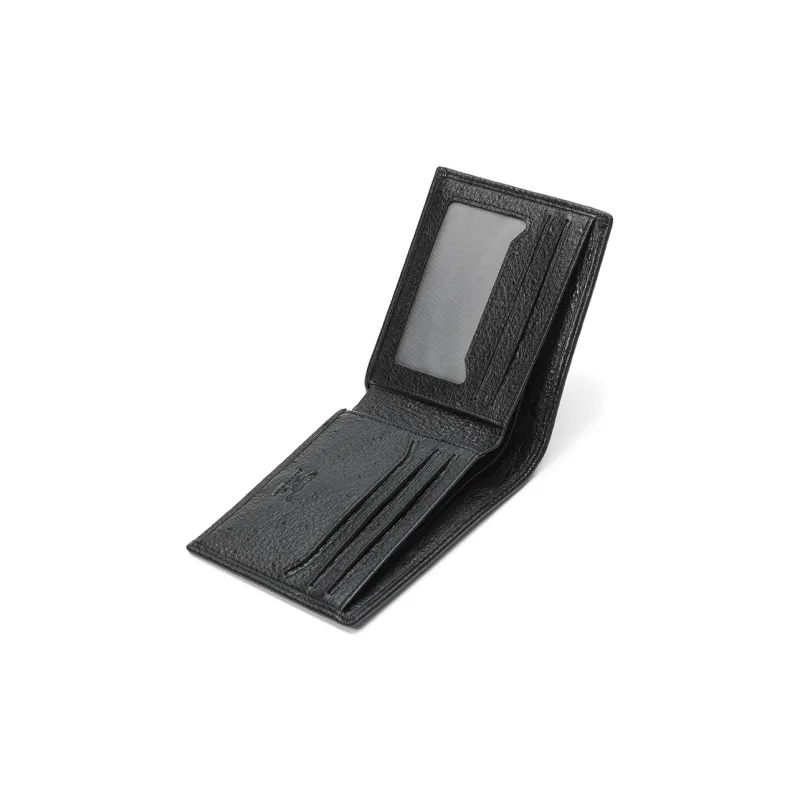 SEPTWOLVES Top Grain Sheepskin Wallets With Money Clip Unisex Black-22