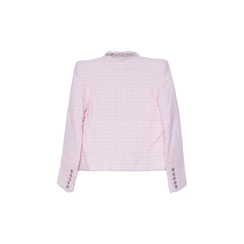 BALMAIN Jackets Coats Women's Pink-1