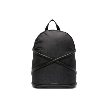 Alexander McQueen Polyurethane With Polyamide Backpack Men's Black