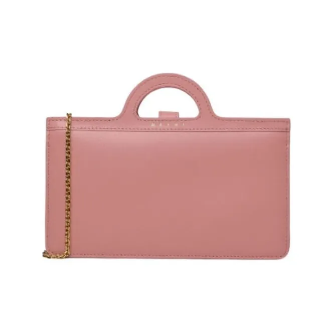 MARNI Logo Printed Chain Linked Long Wallet-0