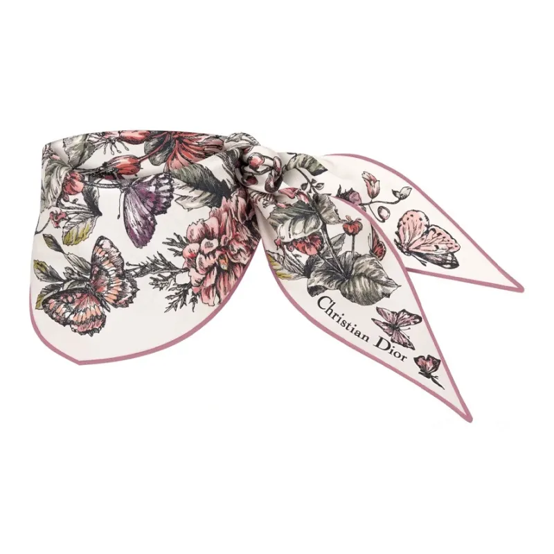 DIOR Silk Scarves Women's-1