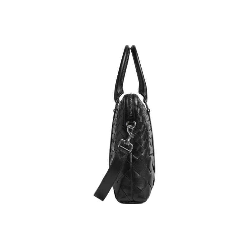 Bottega Veneta Slim Intrecciato Briefcase-1