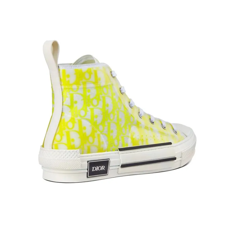 DIOR B23 Stylish Skateboarding Shoes Men's Yellow White-3