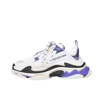 Balenciaga Triple S Trainer 'White Navy Purple' Women's