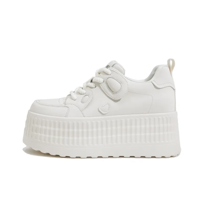 Milan Love Song Height Increasing Low-Top Skateboard Shoes 8cm Women's-6