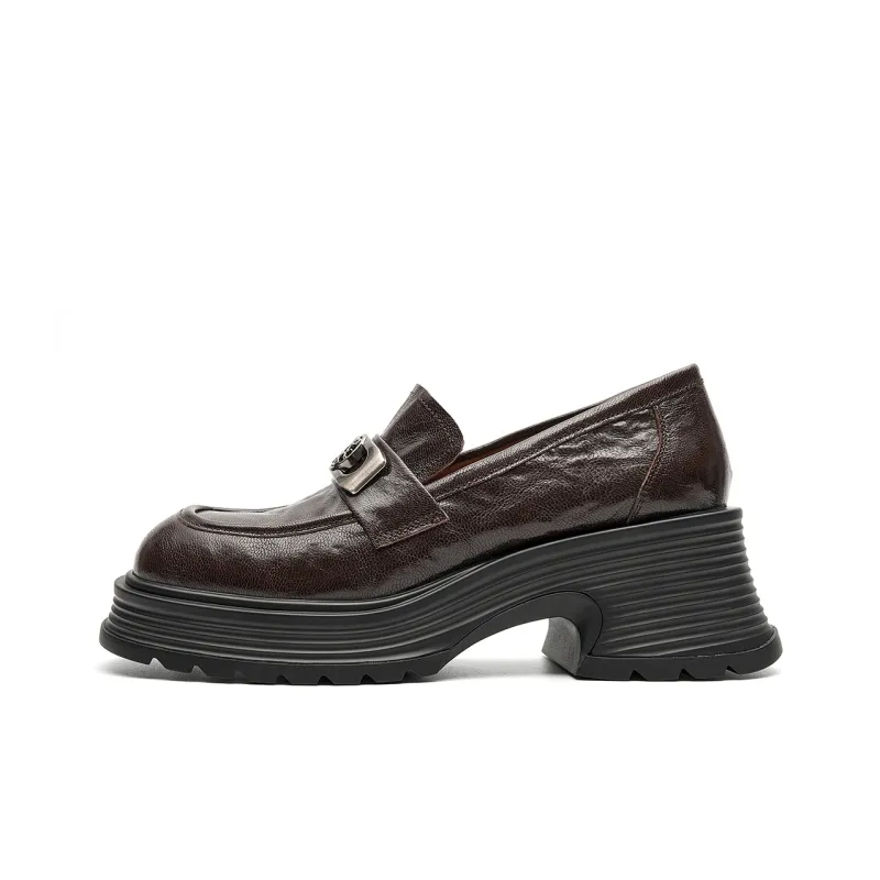 EBLAN Loafers Women's Brown-0