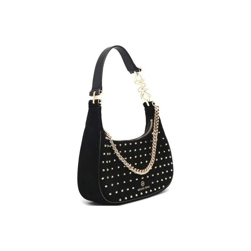 MICHAEL KORS Piper Leather Shoulder Bag, Handbag Women's Black-2