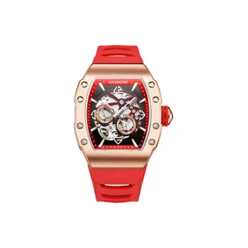 HANBORO Automatic Mechanical Movement Watch Men's Watches Cut-Out Dial HBR991-MR