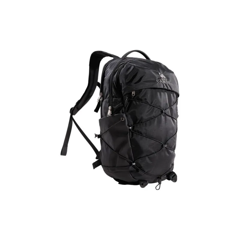 CAMEL Fabric Travel Bag, Mountaineering Bag, Backpack Regular Unisex Black-1