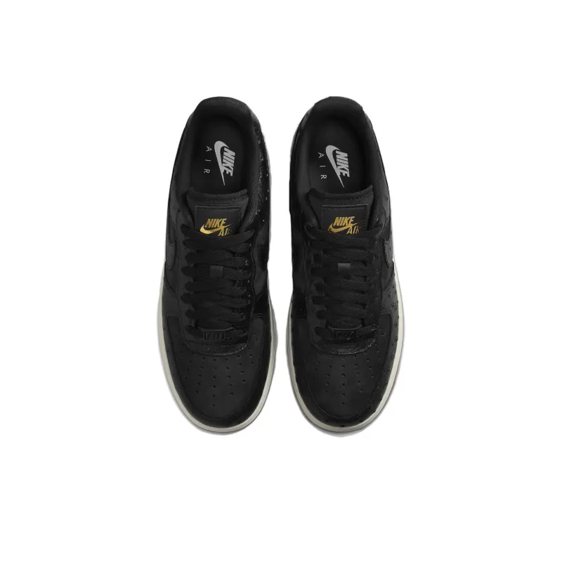 Nike Air Force 1 Low '07 Black Ostrich Gum Women's-3