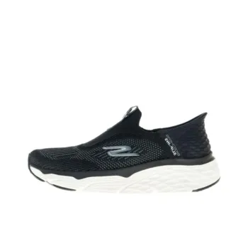 Skechers GO RUN MAX CUSHIONING ELITE Slip-Ins Collection Durable Breathable Low-Top Running Shoes Men's Black