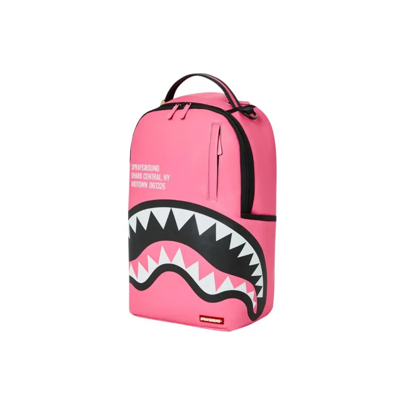 SPRAYGROUND Artificial Leather Backpack Women's Pink-1