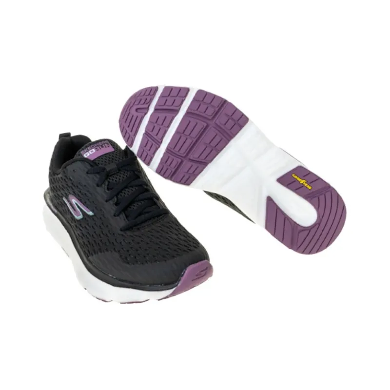 Skechers GO RUN HYPER PILLARS MAX Durable Breathable Low-Top Running Shoes Women's Black Purple-5