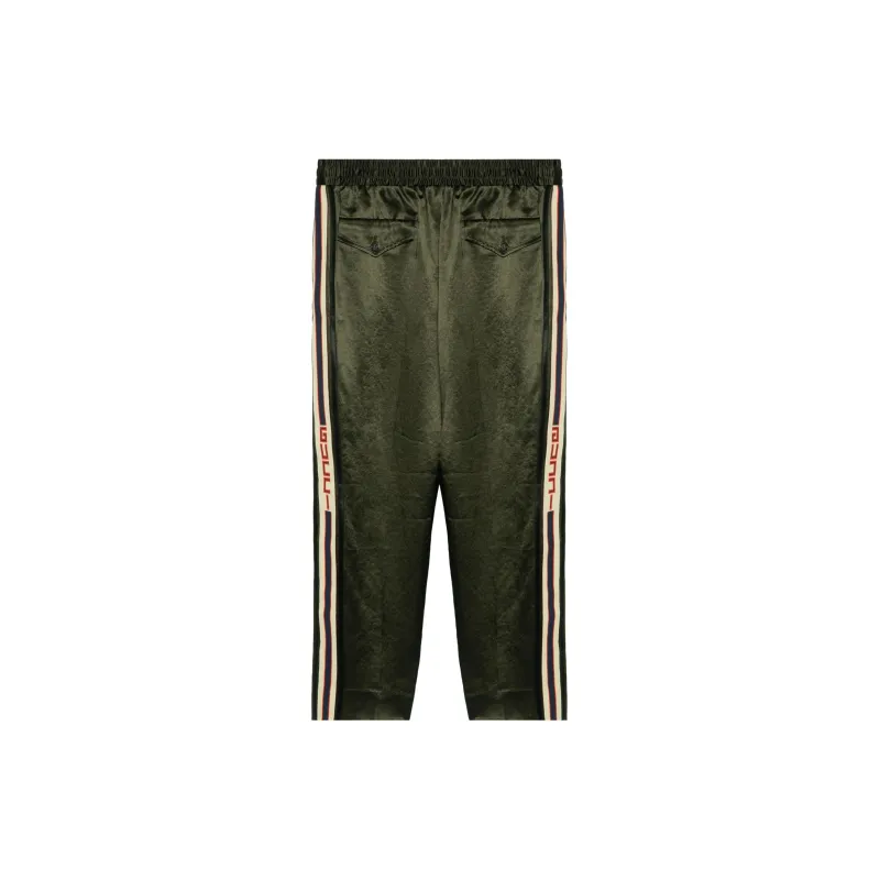 GUCCI Casual Pants Men Green-1
