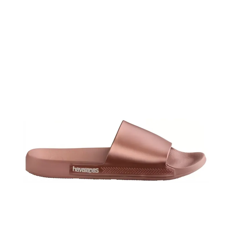 Havaianas Slide Classic Metallic Casual Slippers Unisex Fan Red-1