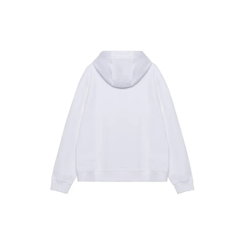 Burberry Tiger Tb Monogram Motif Hoodie White-1