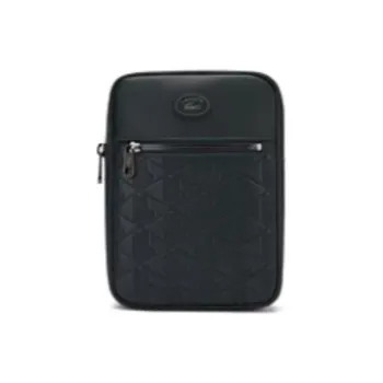LACOSTE Blended Material Handbag Shoulder Bag Crossbody Bag Men's Dark Green