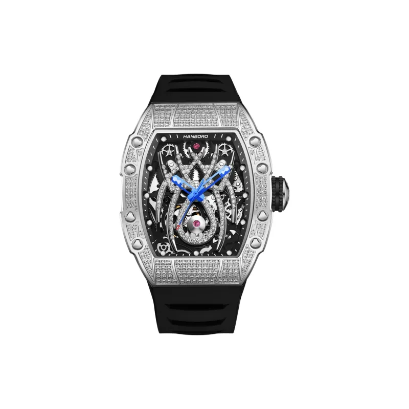 HANBORO Automatic Mechanical Movement Watch Men's Watches Gold Dial HBR922.2-14