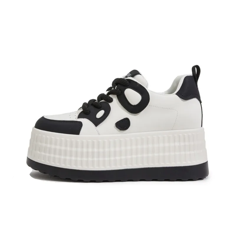 Milan Love Song Height Increasing Low-Top Skateboard Shoes 8cm Women's-0