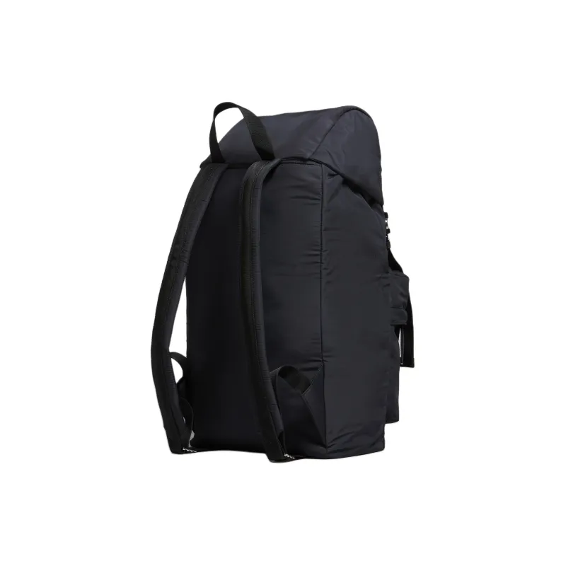 MARNI Polyester With Calfskin Backpack Unisex Black-2