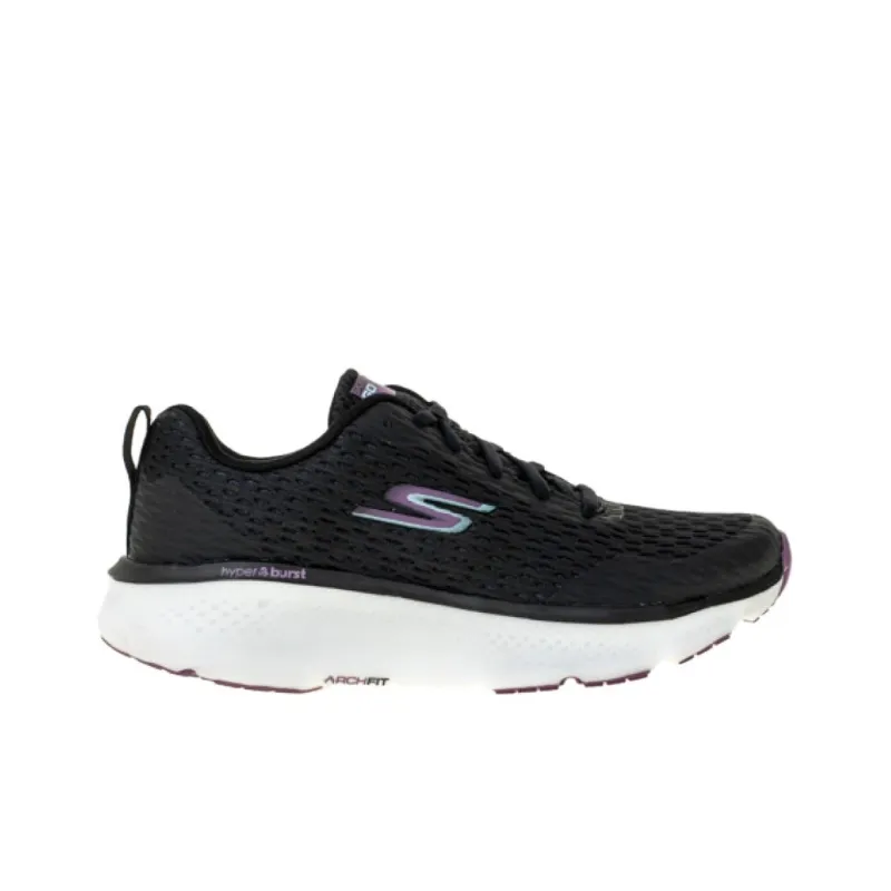 Skechers GO RUN HYPER PILLARS MAX Durable Breathable Low-Top Running Shoes Women's Black Purple-1