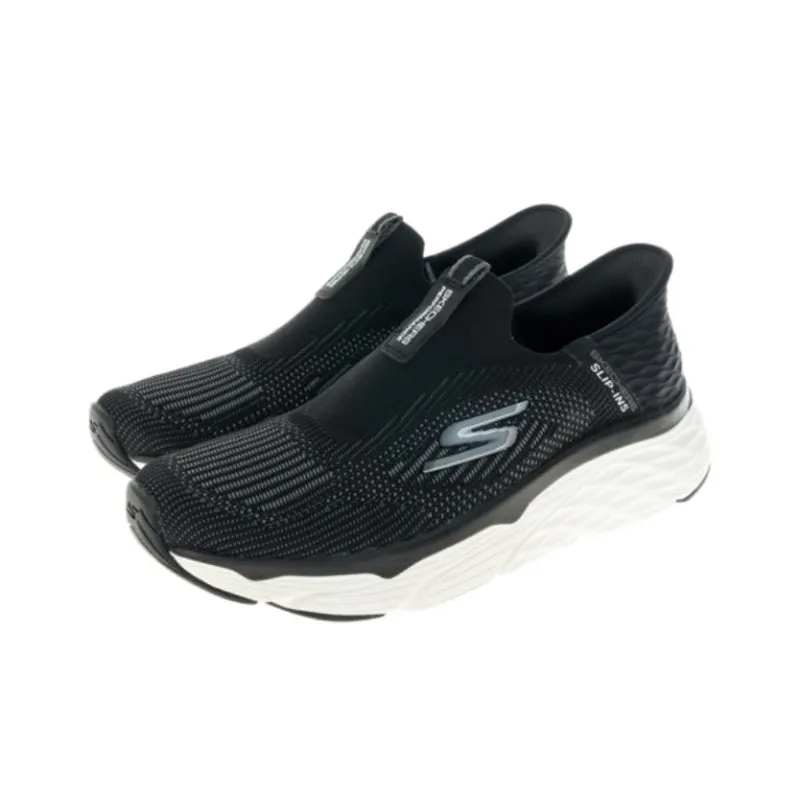 Skechers GO RUN MAX CUSHIONING ELITE Slip-Ins Collection Durable Breathable Low-Top Running Shoes Men's Black-2