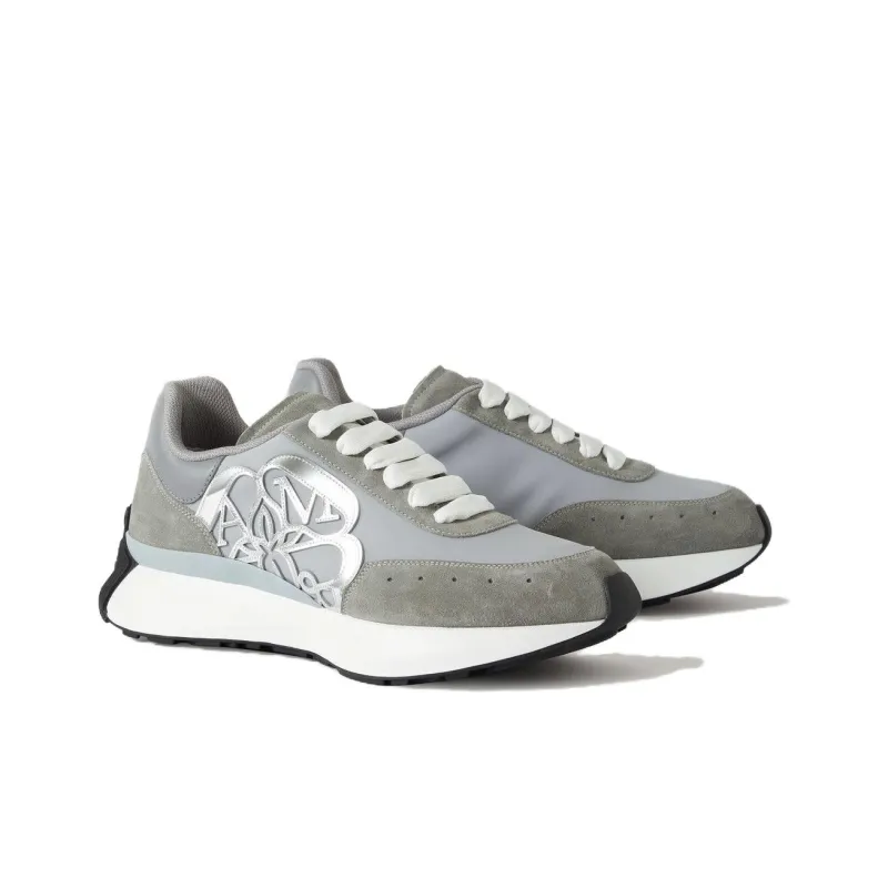 Alexander McQueen Sprint Runner Logo Embossed Sneakers-3