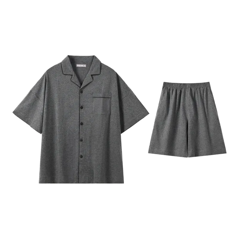 Same Language Pajama Set Unisex Serene Black-3