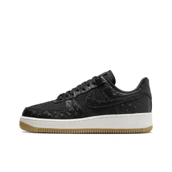 Nike Air Force 1 Low '07 Black Ostrich Gum Women's