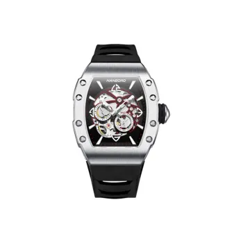 HANBORO Automatic Mechanical Movement Watch Men's Watches Cut-Out Dial HBR991-BH