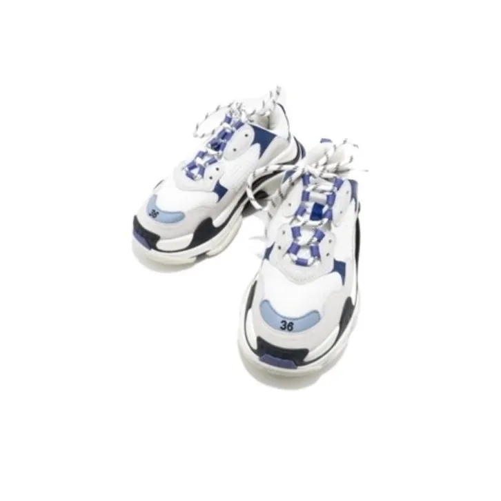 Balenciaga Triple S Trainer 'White Navy Purple' Women's-1
