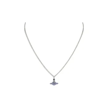 Vivienne Westwood Brass Enamel Necklaces Men's Light Purple