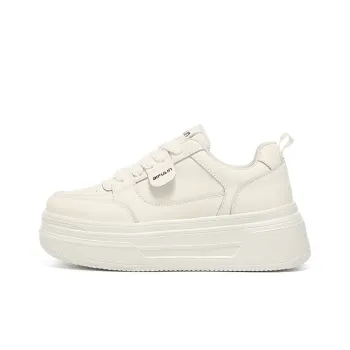 AIFUlIn Evelyn Anti-Slip Wear-Resistant Skateboard Shoes Women's Beige