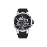 HBR88667-White Case Black Strap