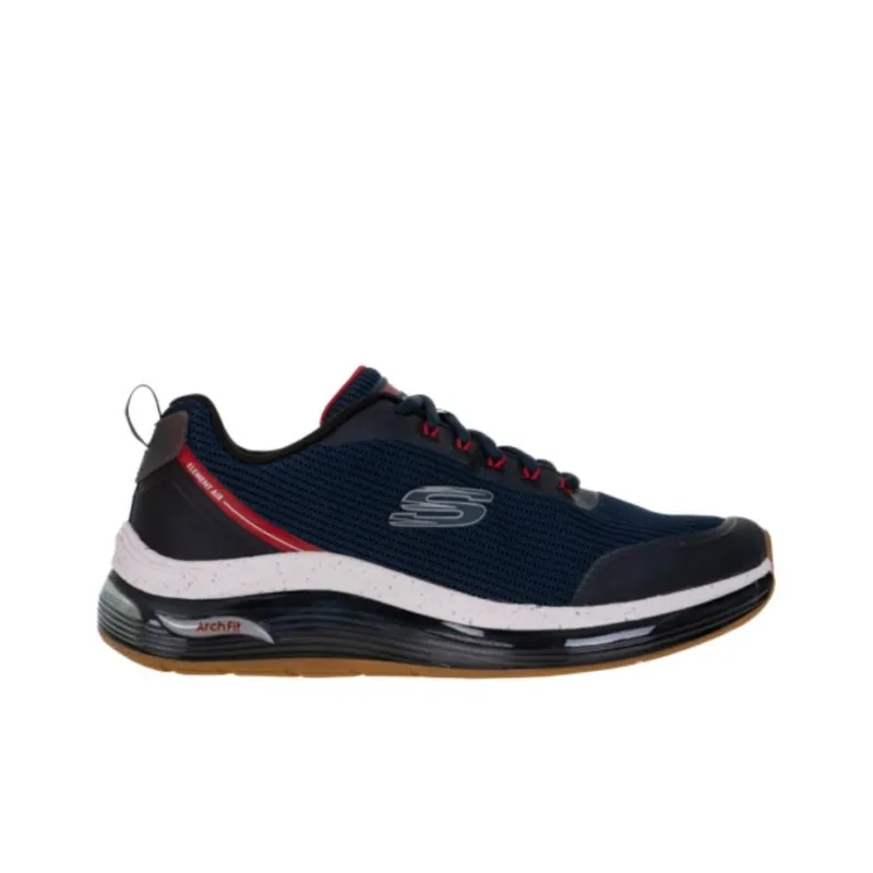 Skechers Arch Fit ELEMENT AIR Durable Breathable Low-Top Running Shoes Men's Blue-1