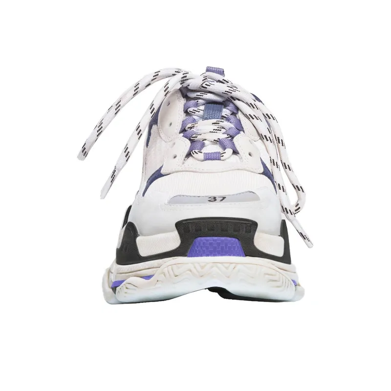 Balenciaga Triple S Trainer 'White Navy Purple' Women's-2